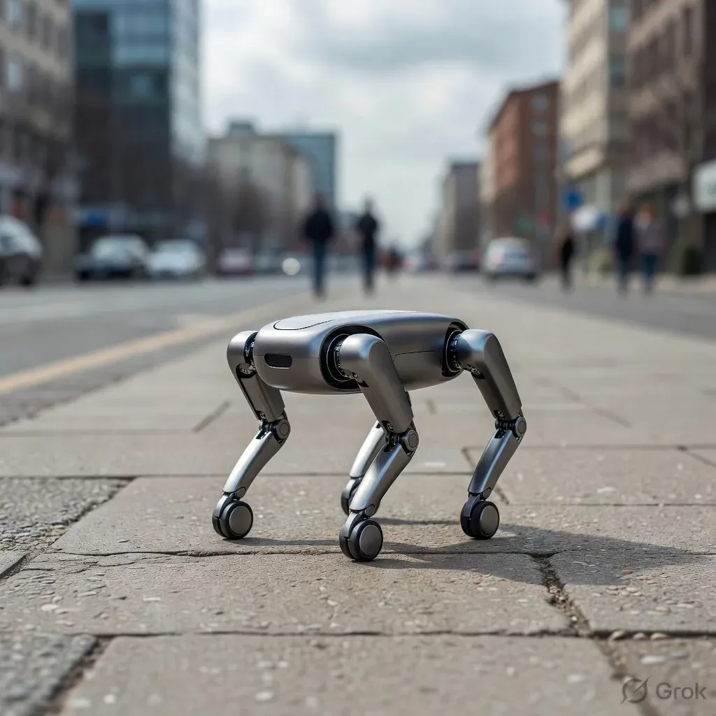 China's NORINCO lab unveils Xiaoyuan, a wheeled-legged robot guide dog