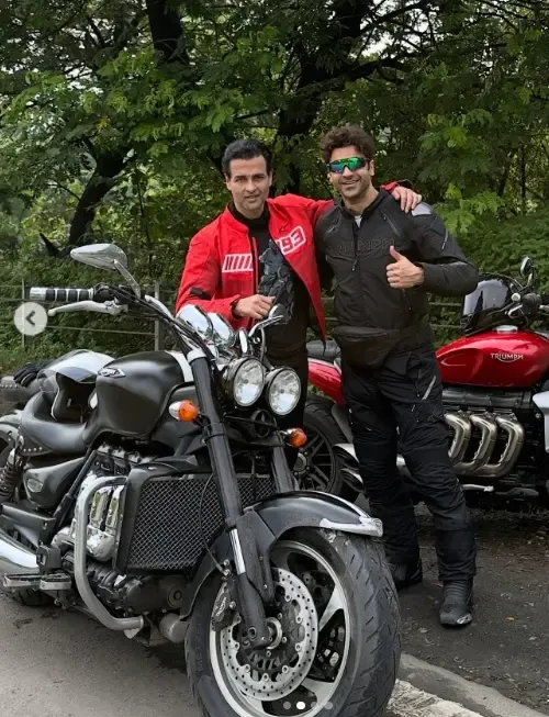 Did Rohit Roy Enjoy a Sunday Morning Bike Ride with Vivek Dahiya?