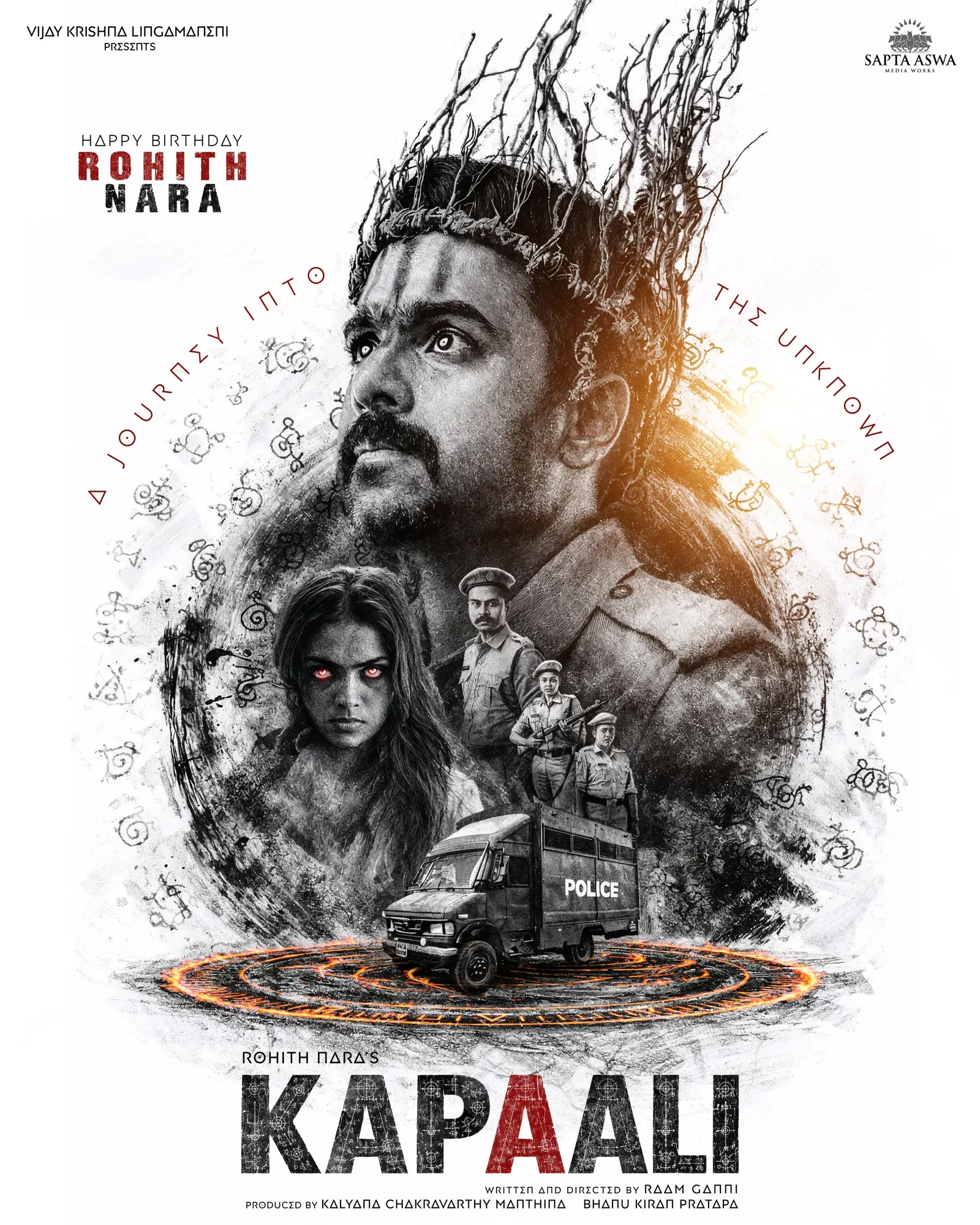 Kapaali: Rohith Nara and Hansika Motwani's horror thriller revealed