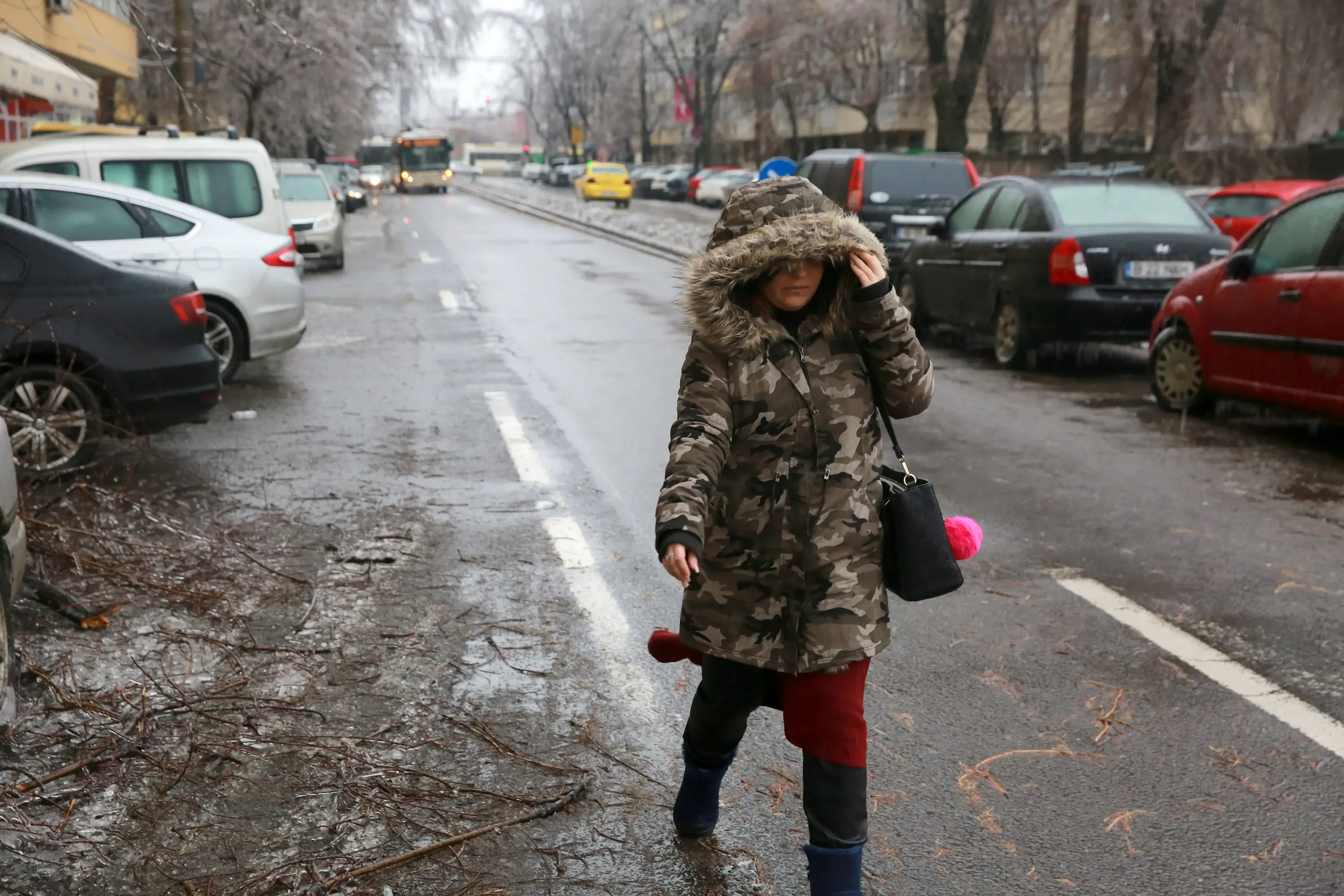 Why has Romania issued a red flood alert due to heavy rains?