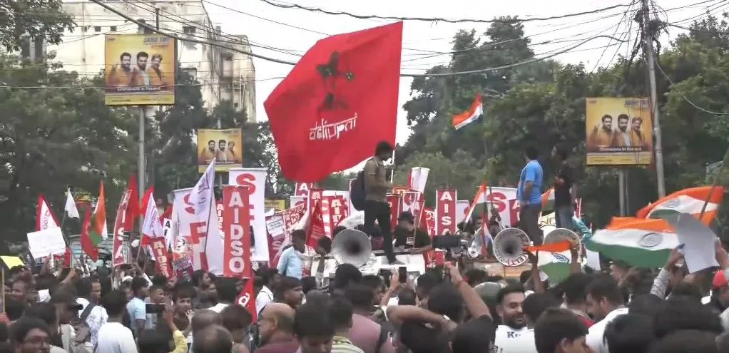 NEET protest clashes: Kolkata's Esplanade turns battlefield after CJP-Left rally