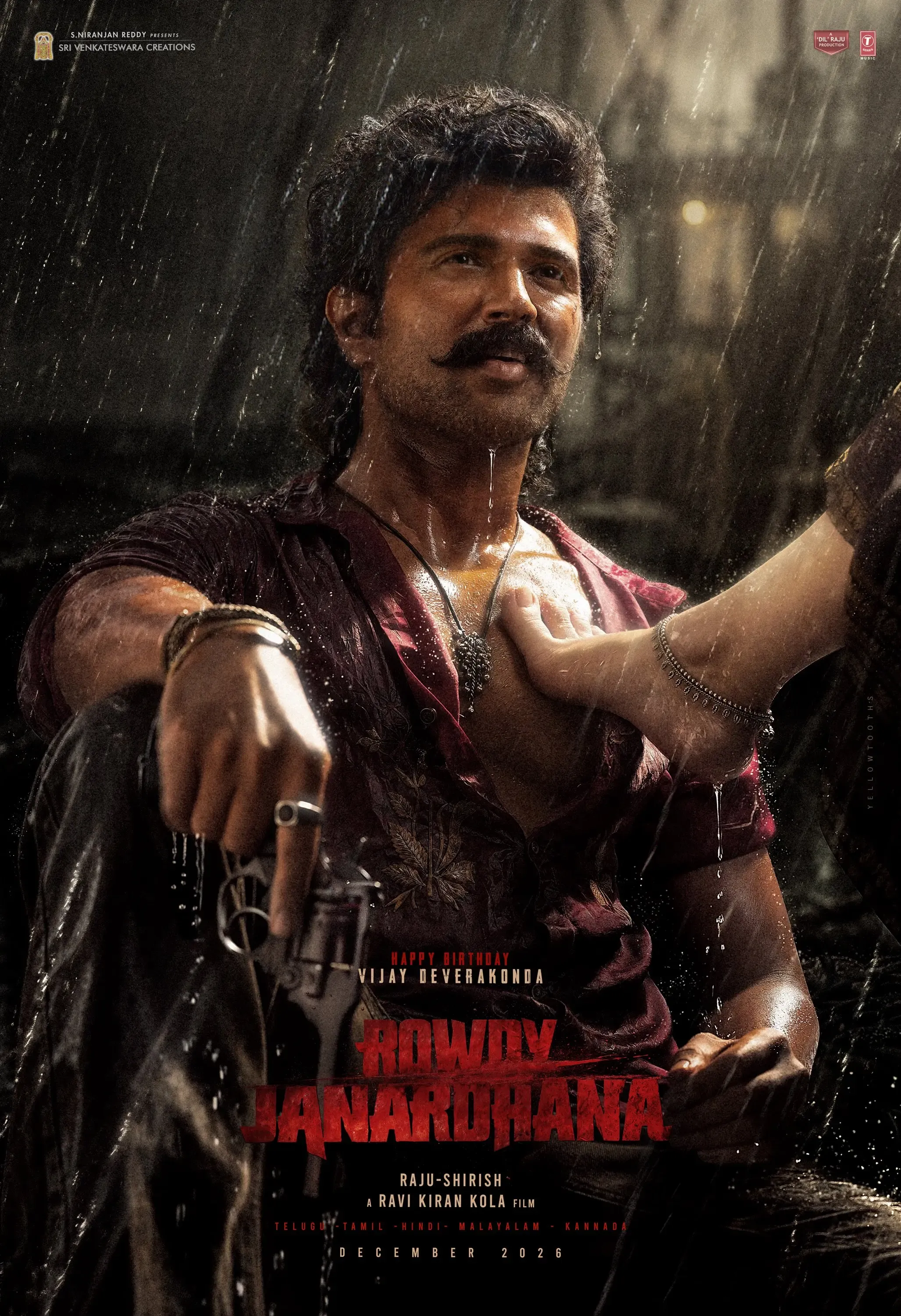 Rowdy Janardhana makers unveil moody birthday still for Vijay Deverakonda