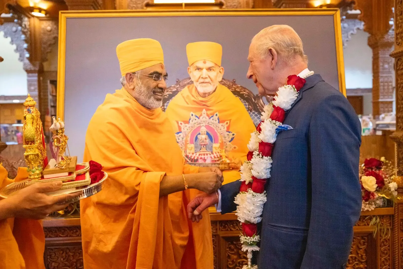 What Royal Tribute Did King Charles III and Queen Camilla Pay at BAPS Neasden Temple?