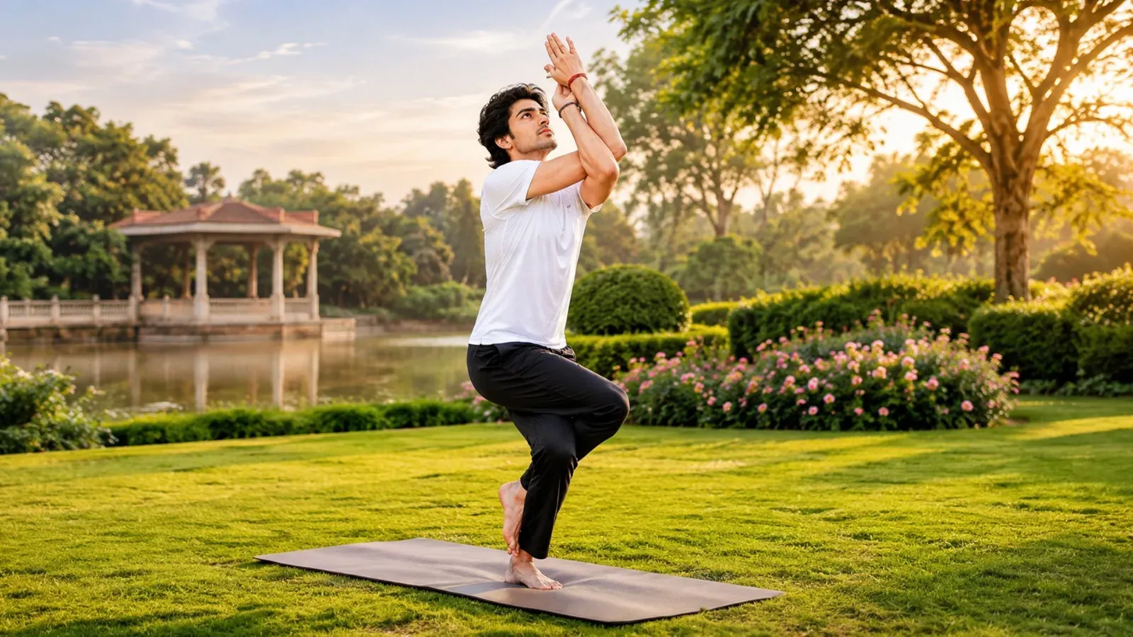 गरुड़ासन रोज़ करें: हाथ-पैर होंगे मज़बूत, शरीर की जकड़न और अकड़न होगी दूर