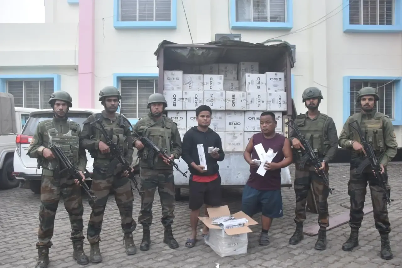 Did law enforcement agencies seize Rs 100-crore drug haul in 4 NE states?