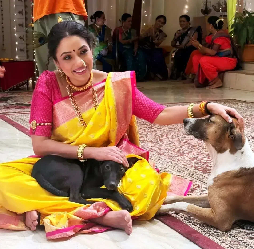 Did Rupali Ganguly Celebrate Navratri with Her 'Anupamaa' Pets?