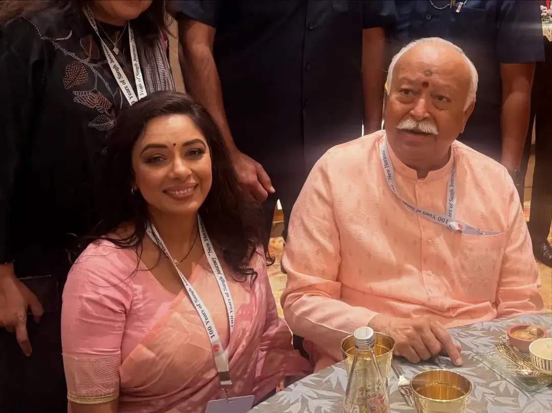 Did Rupali Ganguly Celebrate 100 Years of RSS?