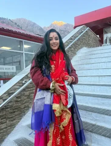 Did Rupali Ganguly Seek Divine Blessings at Vaishno Devi Temple?