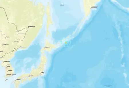 रूस: कुरील द्वीप समूह में भूकंप, रिक्टर स्केल पर तीव्रता 6.3 