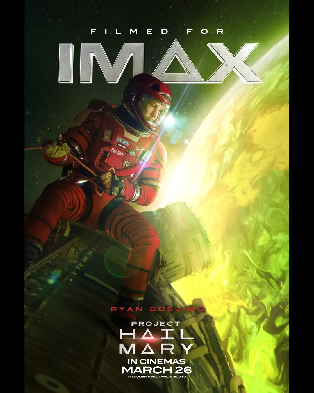 Get Ready! Ryan Gosling's 'Project Hail Mary' Releases March 26 in India