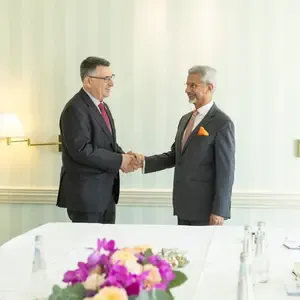 Dr. S Jaishankar Engages with Israel's FM Saar in Munich; Talks on Bilateral Relations and West Asia Dynamics