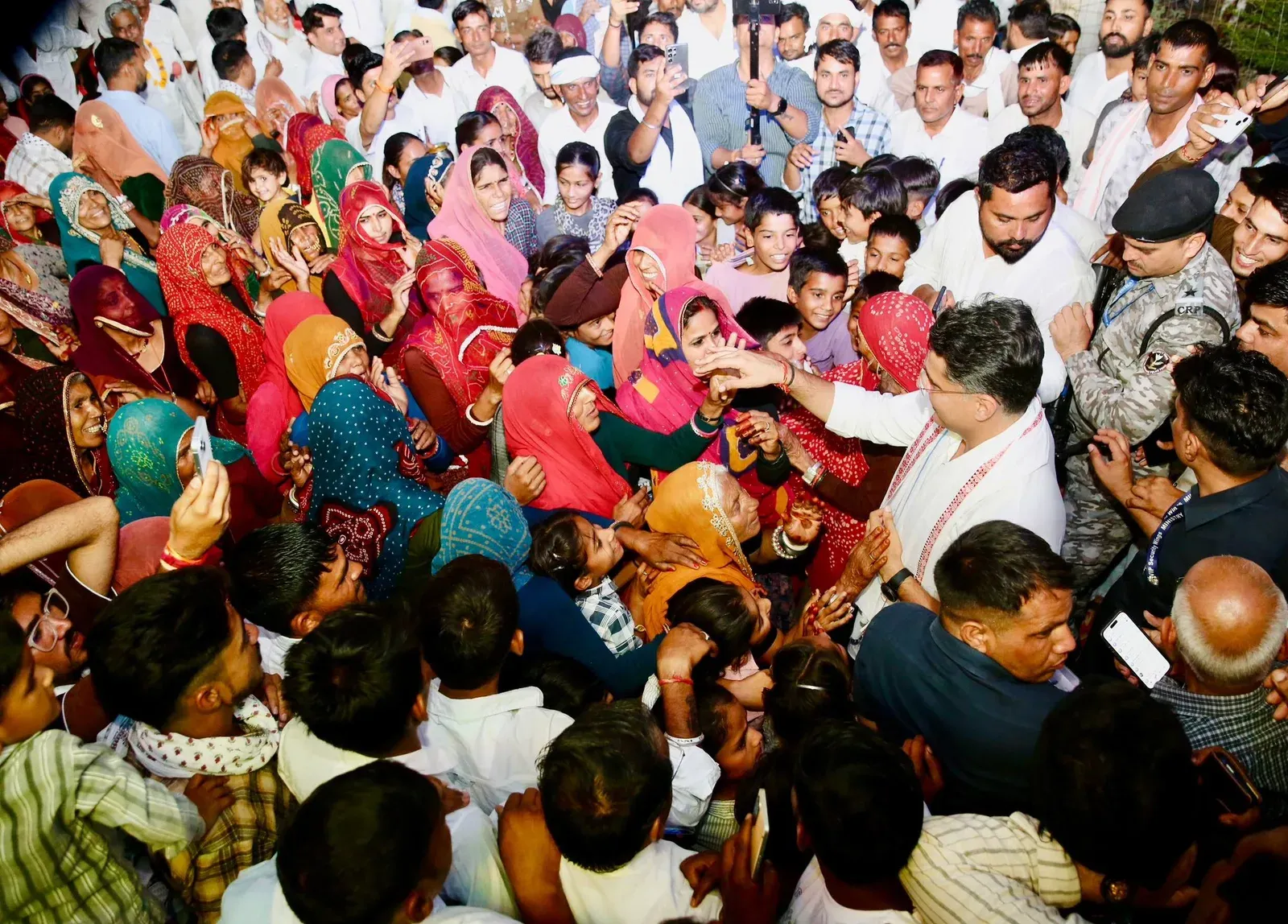 Sachin Pilot Attends Gram Panchayat Event in Chhattisgarh