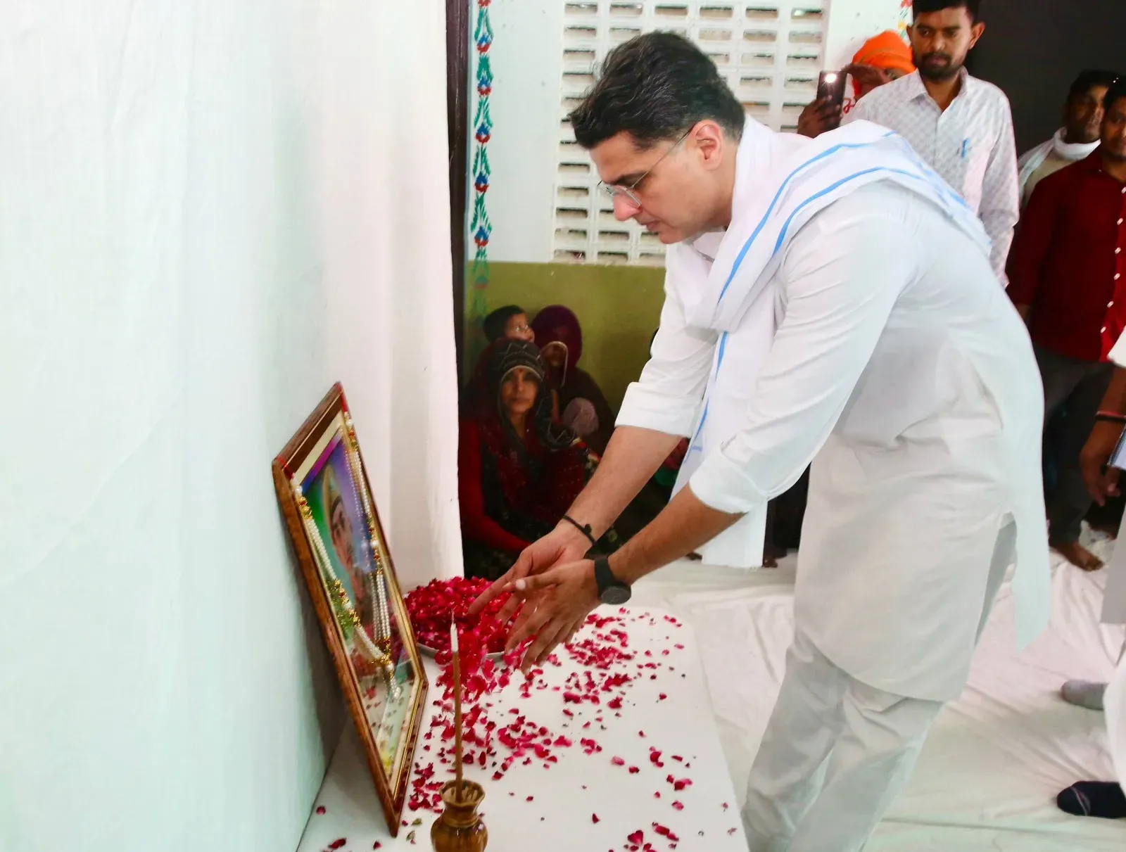Sachin Pilot Condoles Killing of Tonk Constable Bhagchand Saini