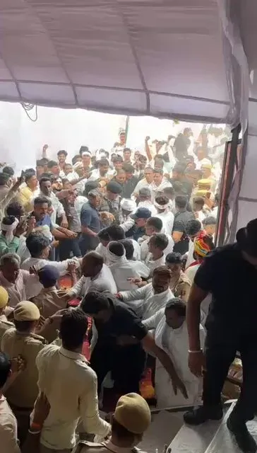 Sachin Pilot Holds Kisan Sammelan in Karauli, Rajasthan