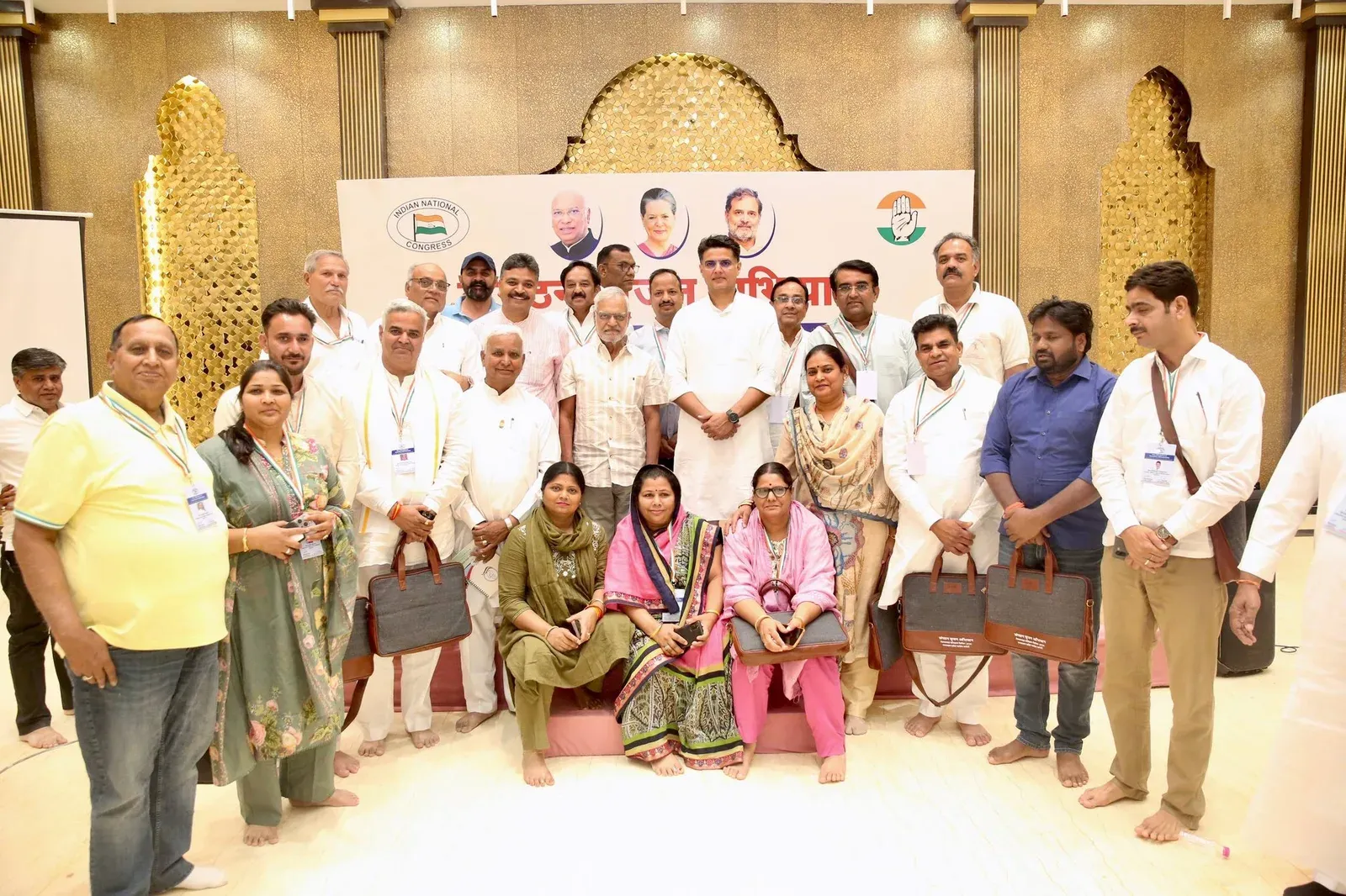 Sachin Pilot leads Congress district chief training camp in Pushkar