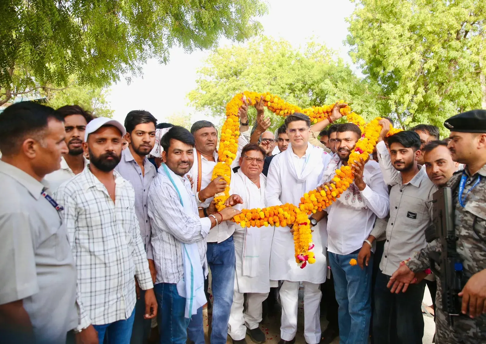 Sachin Pilot Meets Residents During Tonk Tour