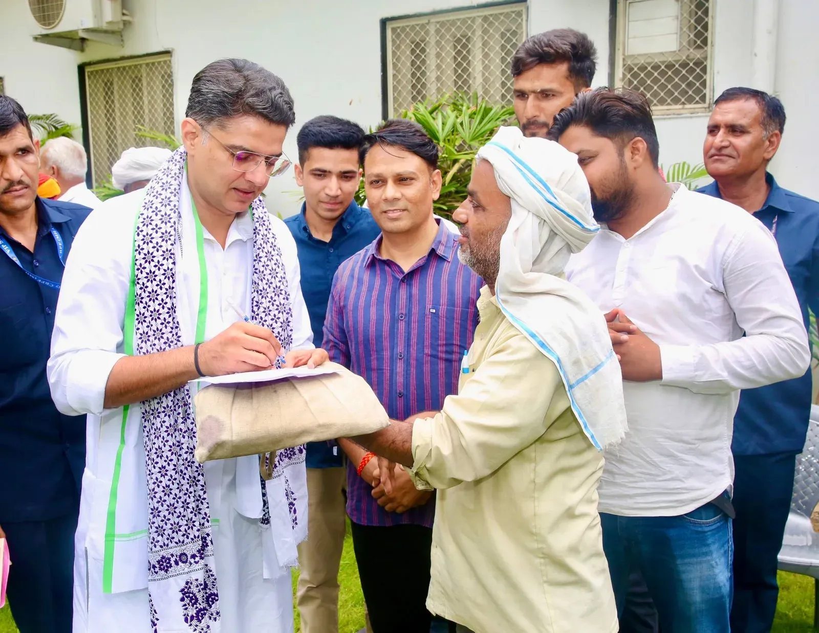 Sachin Pilot Posts from Jaipur Home on Saturday Morning