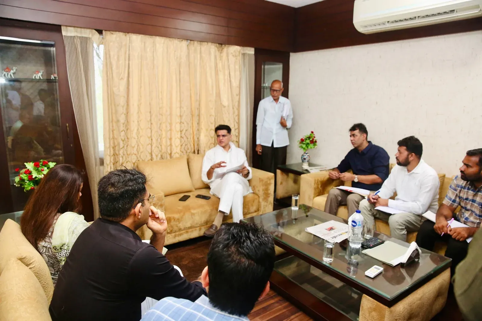 Sachin Pilot Reviews Development Works, Grievances in Tonk