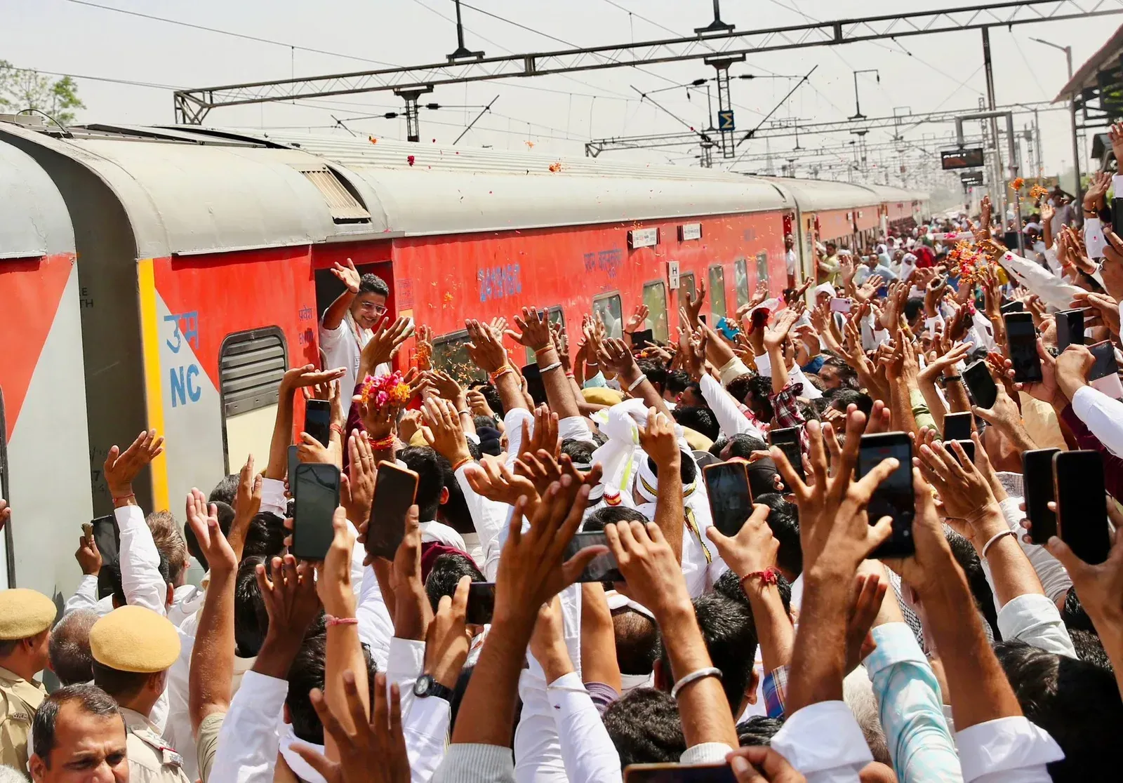 Sachin Pilot Visits Hindaun City in Rajasthan