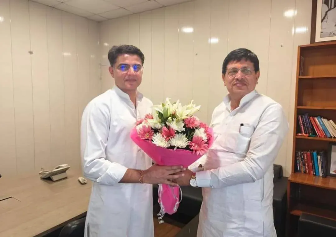 Sachin Pilot Wishes Dausa MP Murari Lal Meena on Birthday