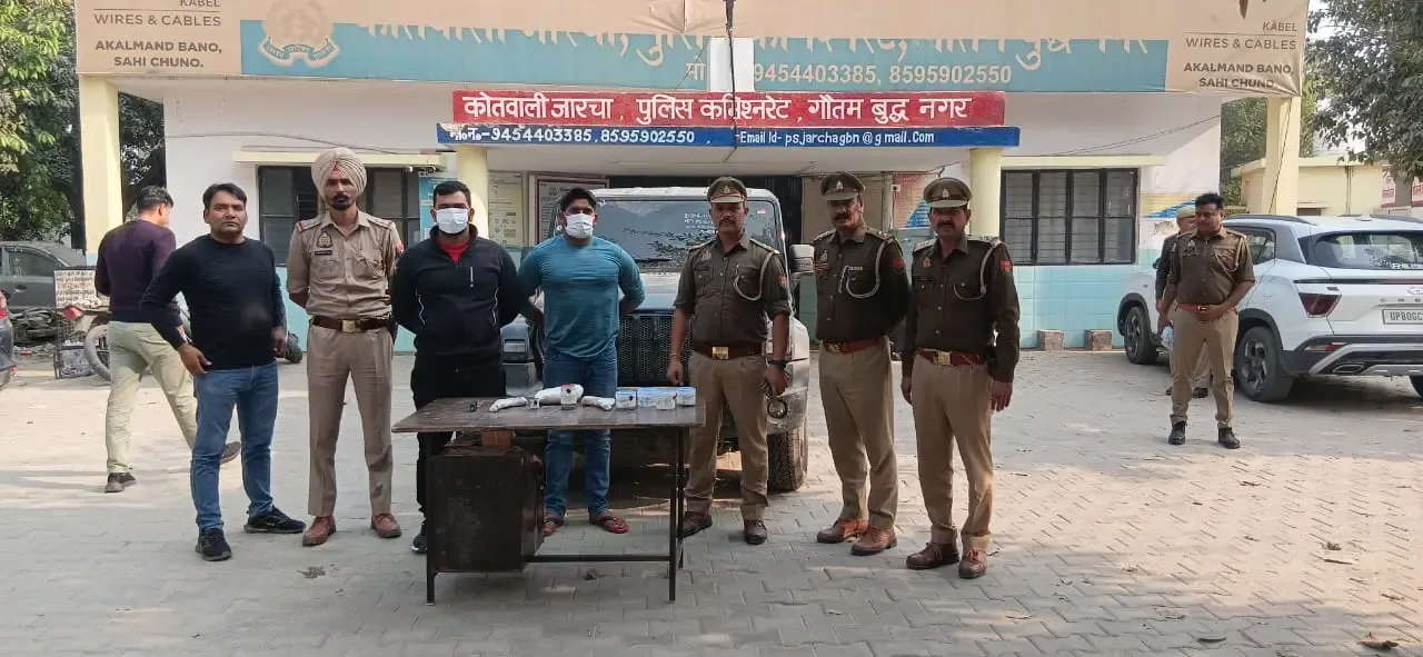 क्या सैंथली डबल मर्डर केस में पुलिस ने आरोपियों की निशानदेही पर पिस्तौल और थार बरामद की?
