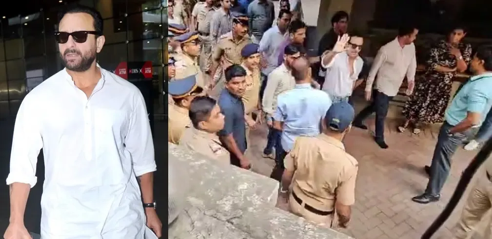 Saif Ali Khan Exits Hospital with Confidence, Heads Home