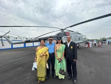 सैनिक स्कूल गोलपाड़ा से IAF तक: फ्लाइंग ऑफिसर के. नीरज चंद्र सिंघा बने पूर्वोत्तर के युवाओं की प्रेरणा