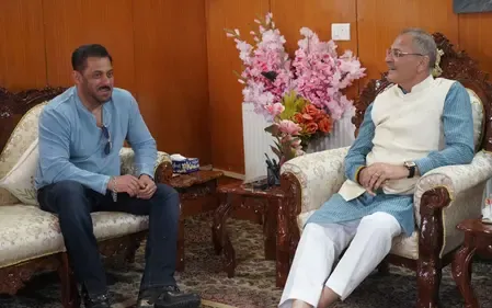 सलमान खान ने लद्दाख के उपराज्यपाल कविंदर गुप्ता से की मुलाकात