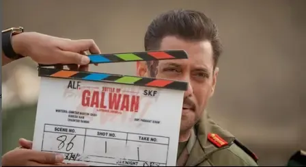 Did Salman Khan Share a Sneak Peek from the Sets of ‘Galwan’?