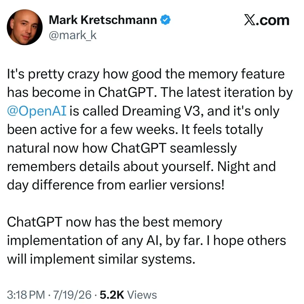 Sam Altman Says 'It Is Good Now' in Cryptic X Post
