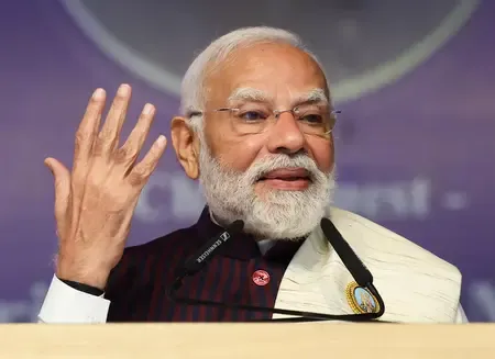 क्या पीएम मोदी ने नए साल पर समाज में शांति और खुशी की प्रार्थना की?