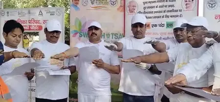 संभल : नगर पालिका ने 156 घंटे का महासफाई अभियान शुरू किया 