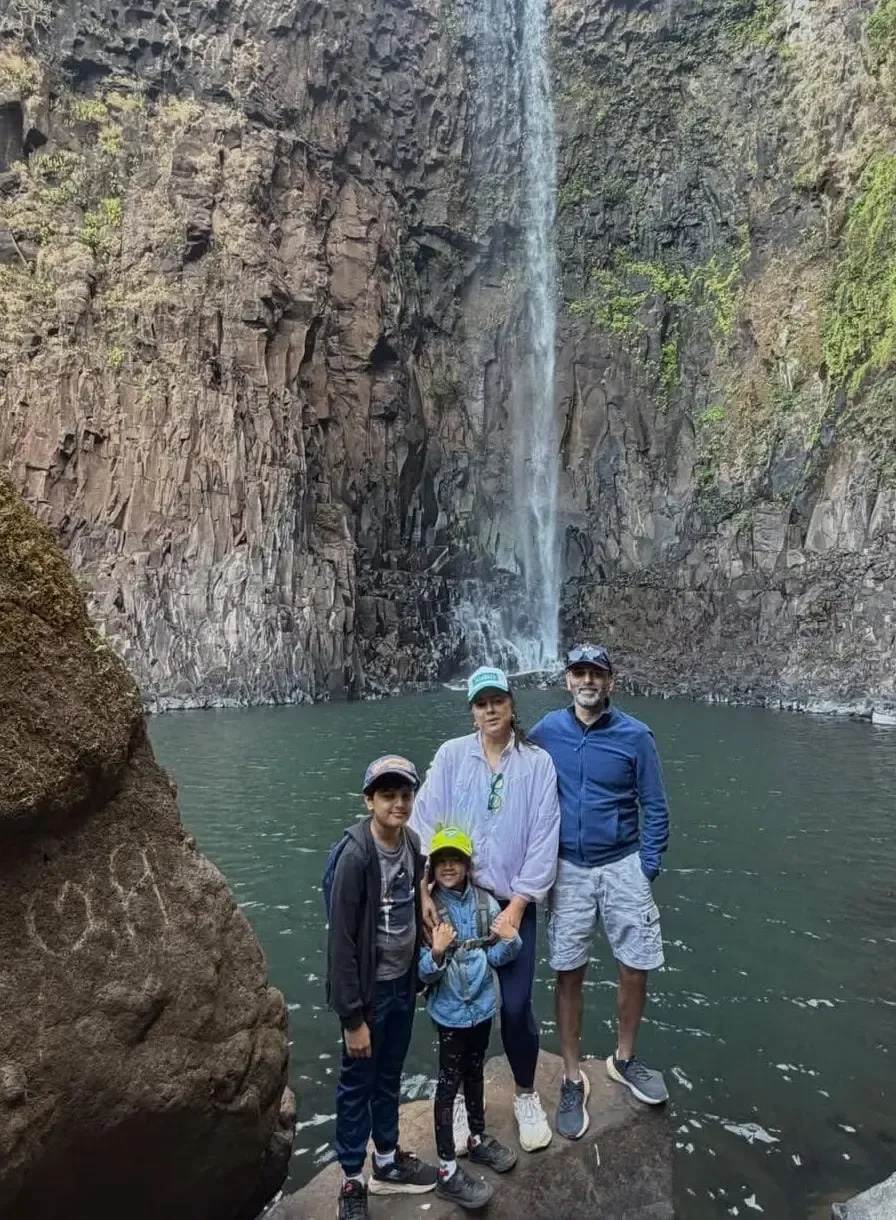 Is Sameera Reddy Embracing a 'No TV, No Phone' Vacation with Her Family?