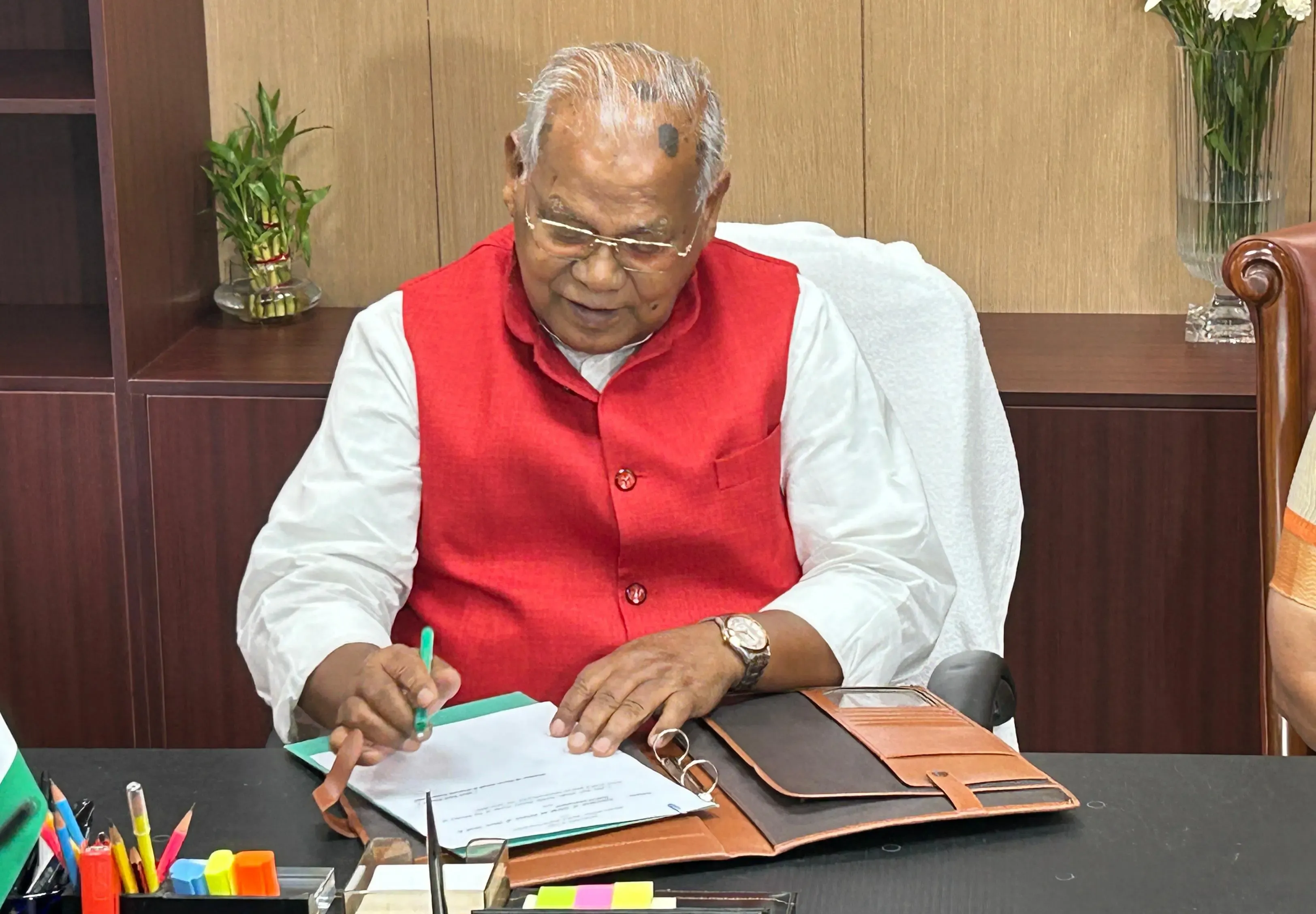 Jitan Ram Manjhi Hints at Samrat Choudhary as Potential Bihar CM