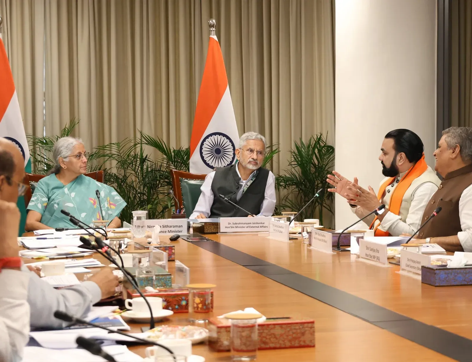 Bihar CM Samrat Choudhary meets Sitharaman, Jaishankar over state funds