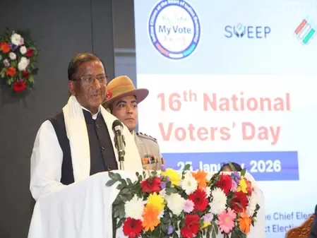 संविधान लोकतंत्र की आत्मा और मतदाता इसकी रीढ़ हैं: राज्यपाल लक्ष्मण प्रसाद आचार्य