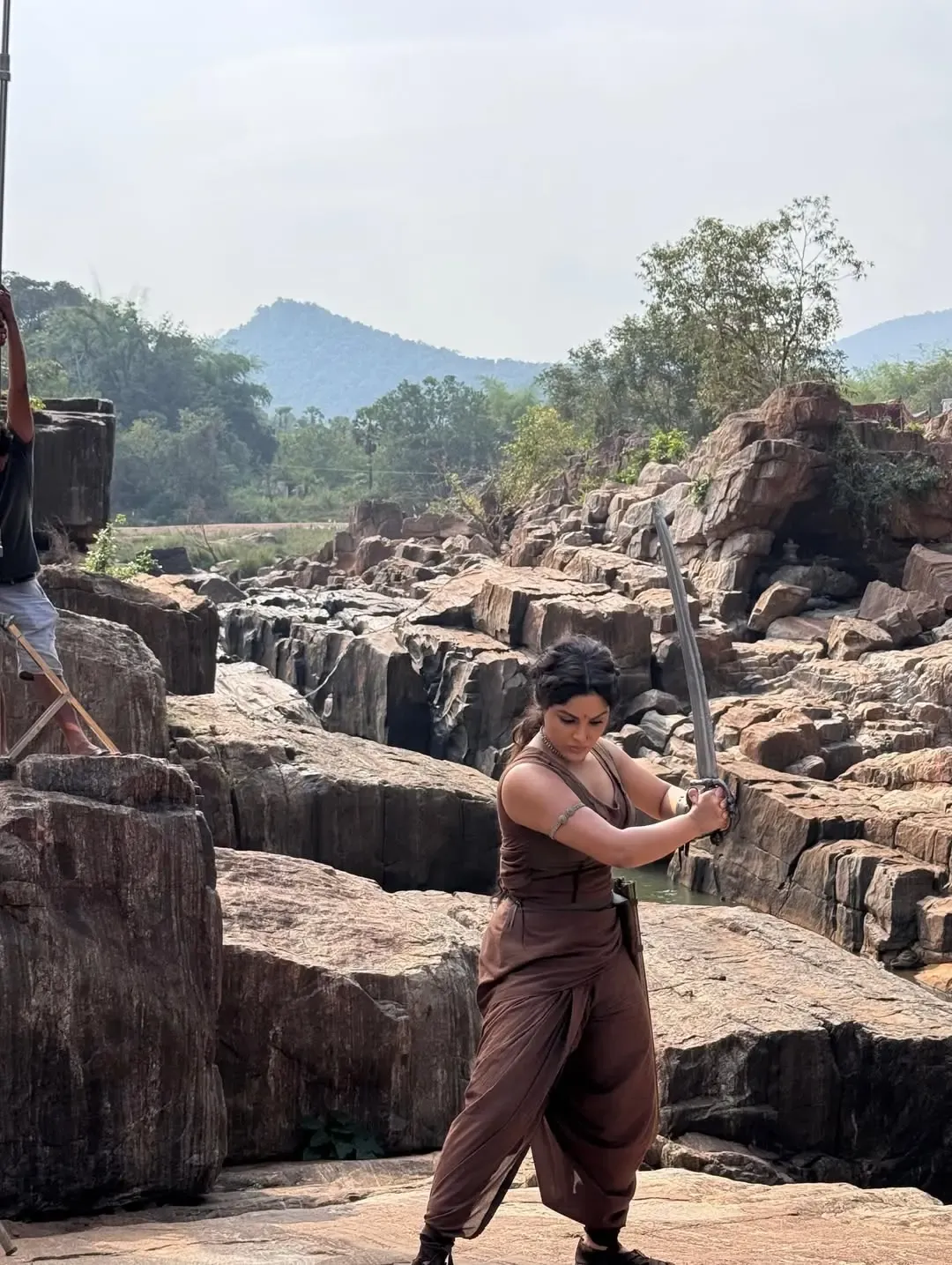 Did Samyuktha Brave a Dangerous Stunt for 'Swayambhu'?