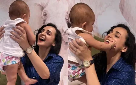 Sanaya Irani Shares Heartfelt Moments with Drashti Dhami’s Daughter