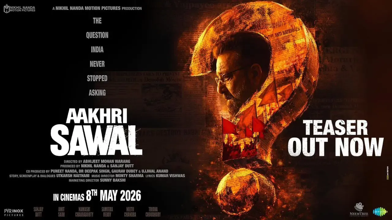Sanjay Dutt’s ‘Aakhri Sawaal’ Teaser Sparks Academic Controversy and Unveils Hidden Truths
