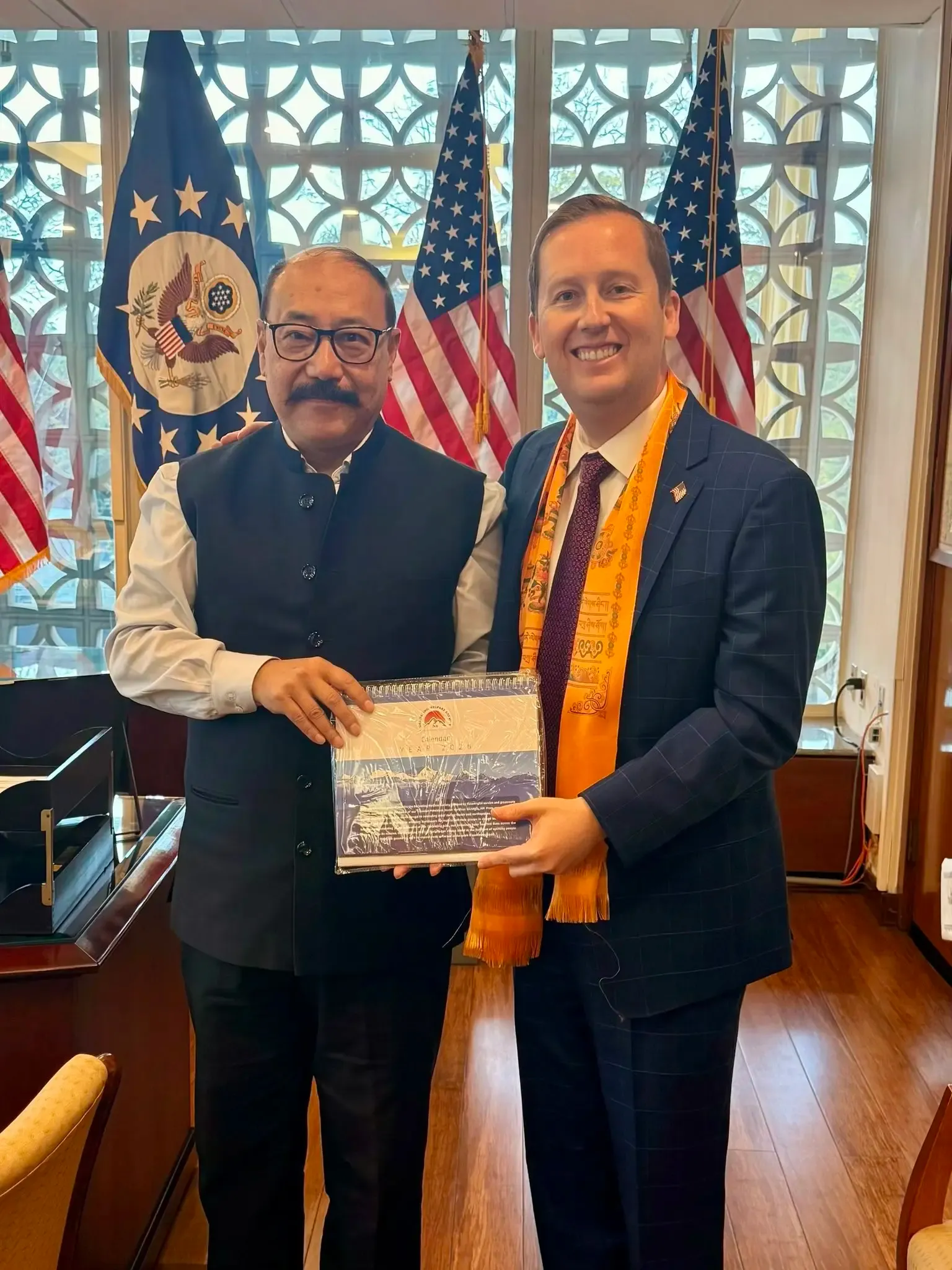 क्या सांसद हर्ष वी. श्रृंगला ने भारत में अमेरिकी राजदूत सर्जियो गोर से मुलाकात की?