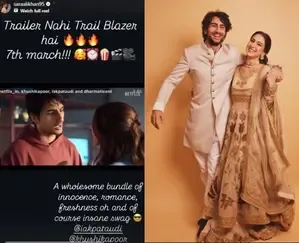 Sara Ali Khan Supports Brother Ibrahim as 'Nadaaniyan' Trailer Debuts