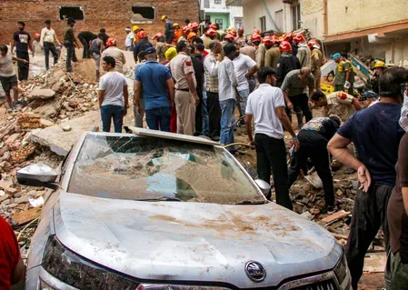 Satya Niketan collapse: Two families donate corneas of 7 dead at AIIMS