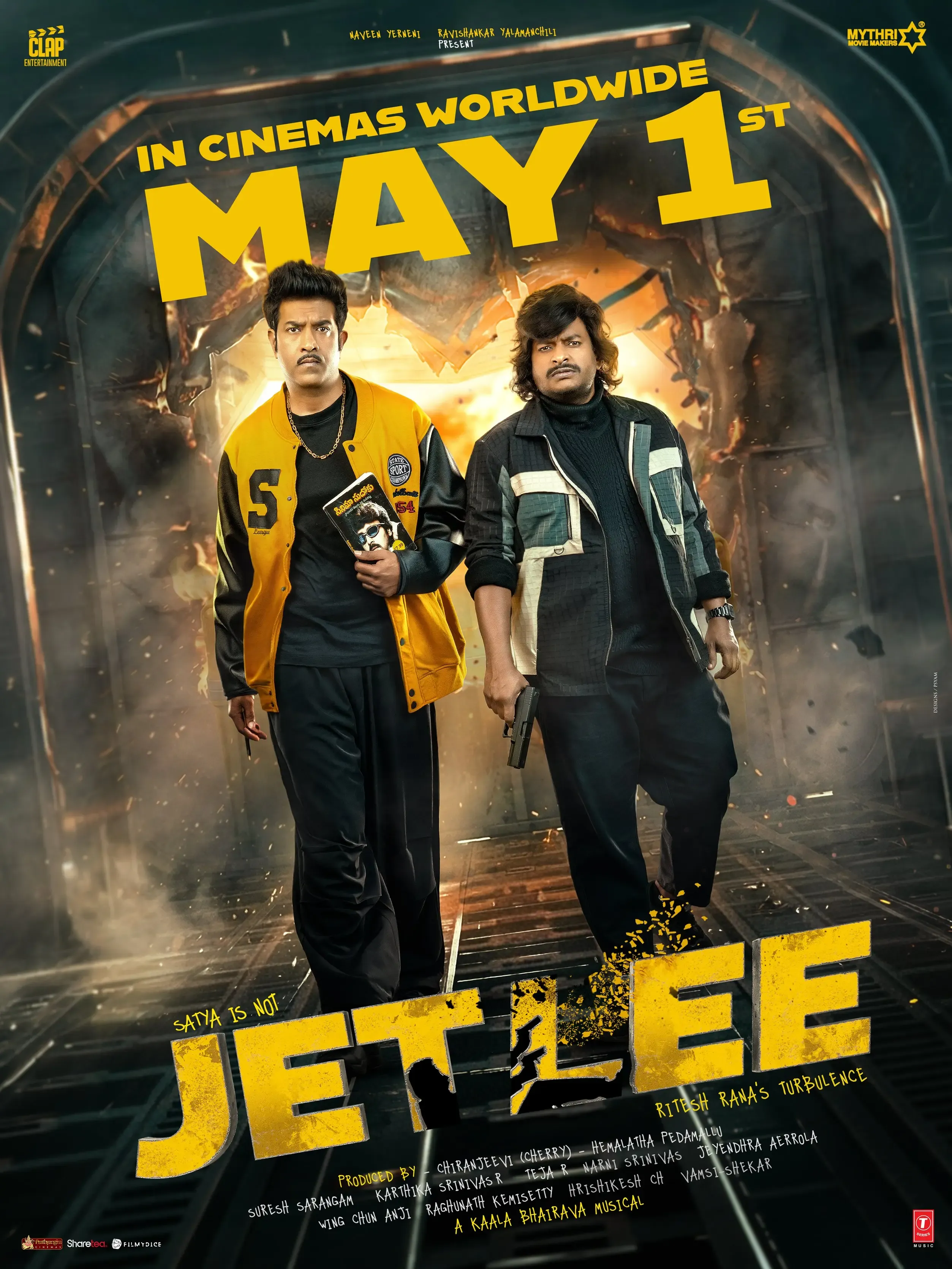 Exciting Action Comedy 'Jetlee' Starring Satya Set for Worldwide Release on May 1