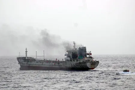 Red Sea tanker Encelia attacked, catches fire 70 nautical miles off Saudi coast