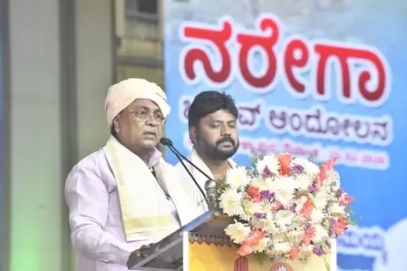 Karnataka's Congress Launches 'Save MGNREGA' Protest Against the Centre