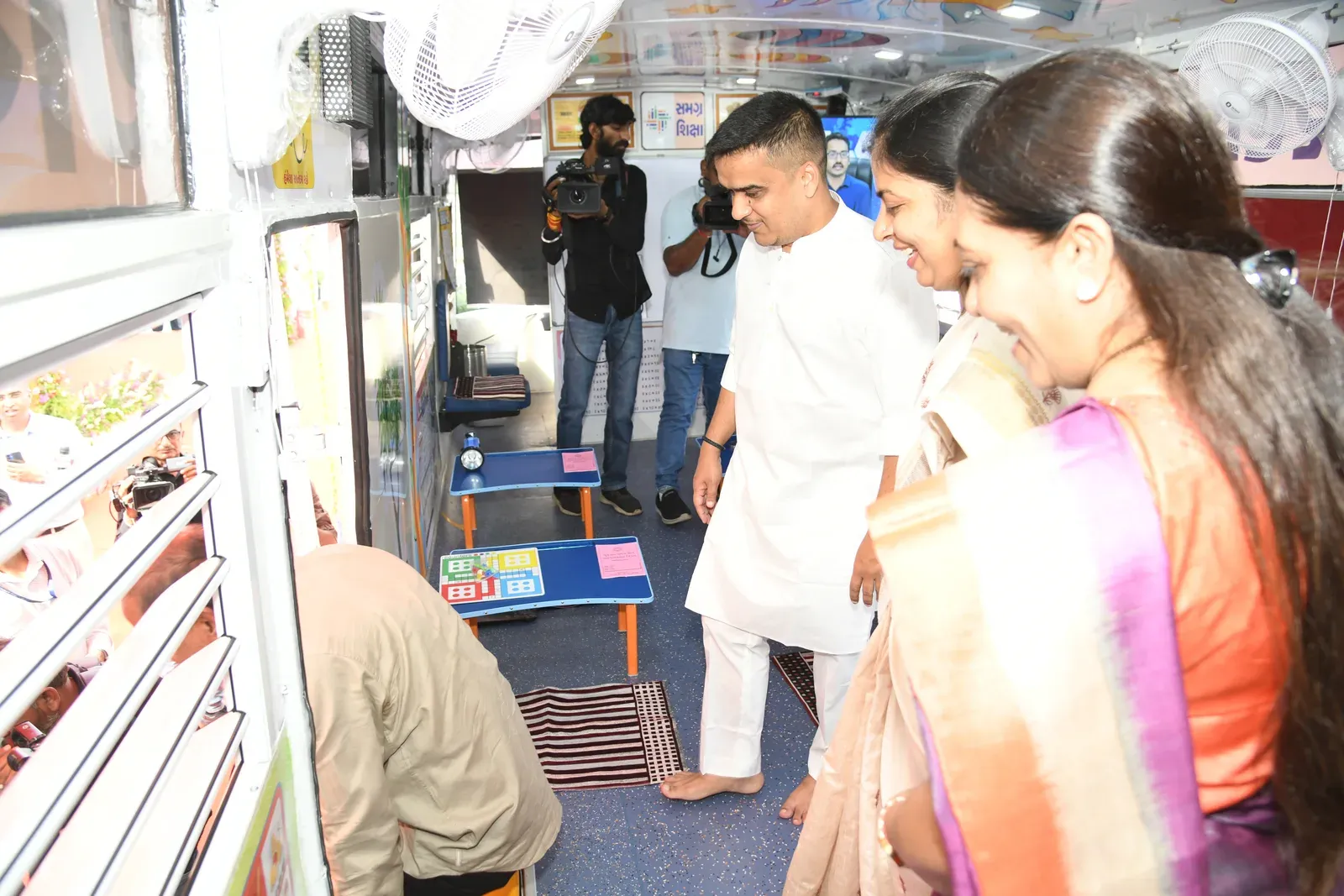 Gujarat's Ranshala: 28 solar buses turn mobile classrooms for Agariya children