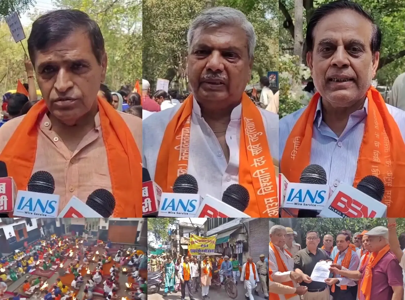 Gurugram Students Hold Hawan and Protest for Pahalgam Attack Victims