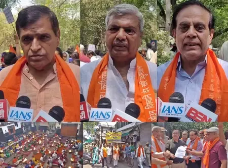 Gurugram Students Hold Hawan and Protest for Pahalgam Attack Victims