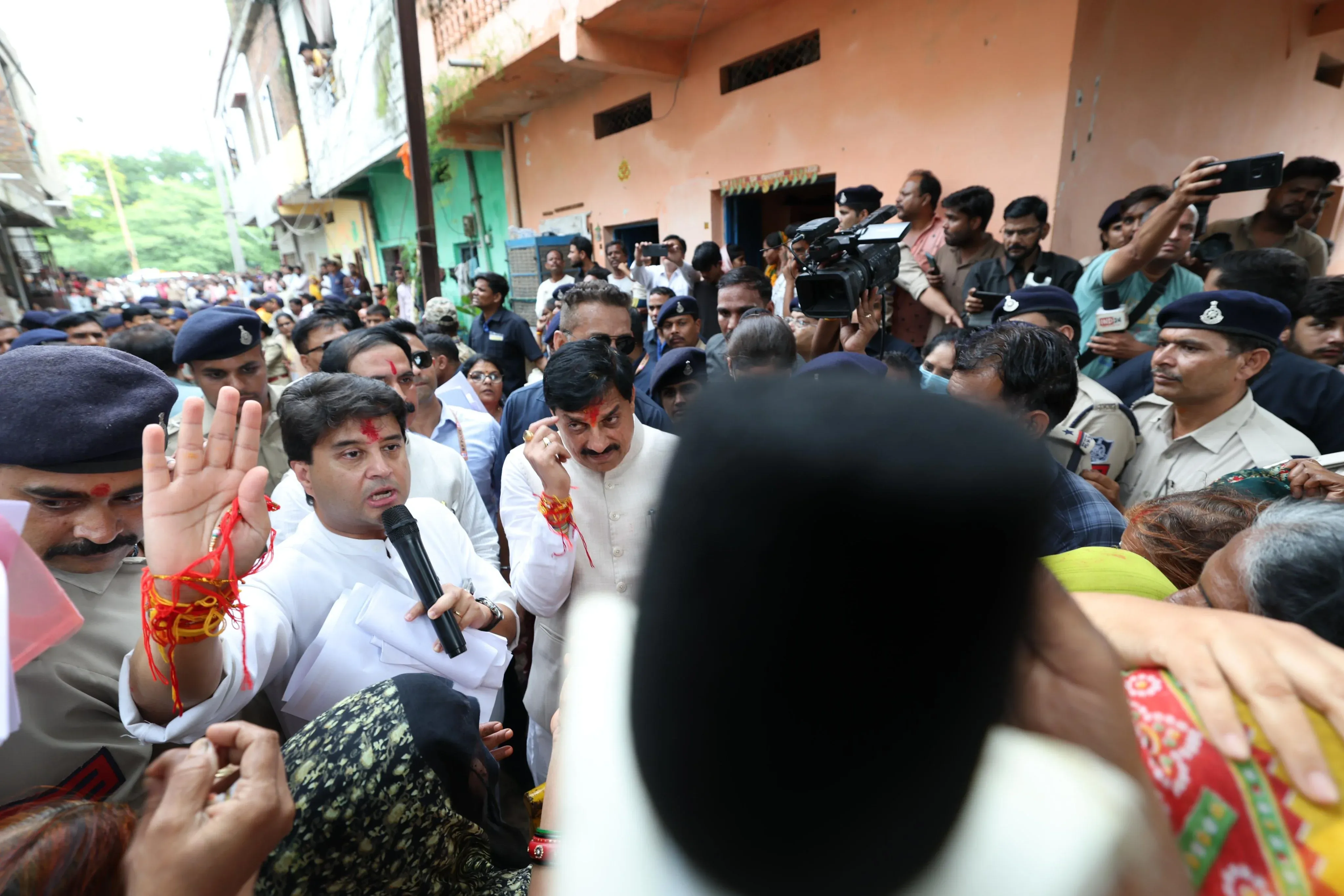 What Did Scindia Say About MP CM's Management of Flood-Affected Areas in Gwalior-Chambal?