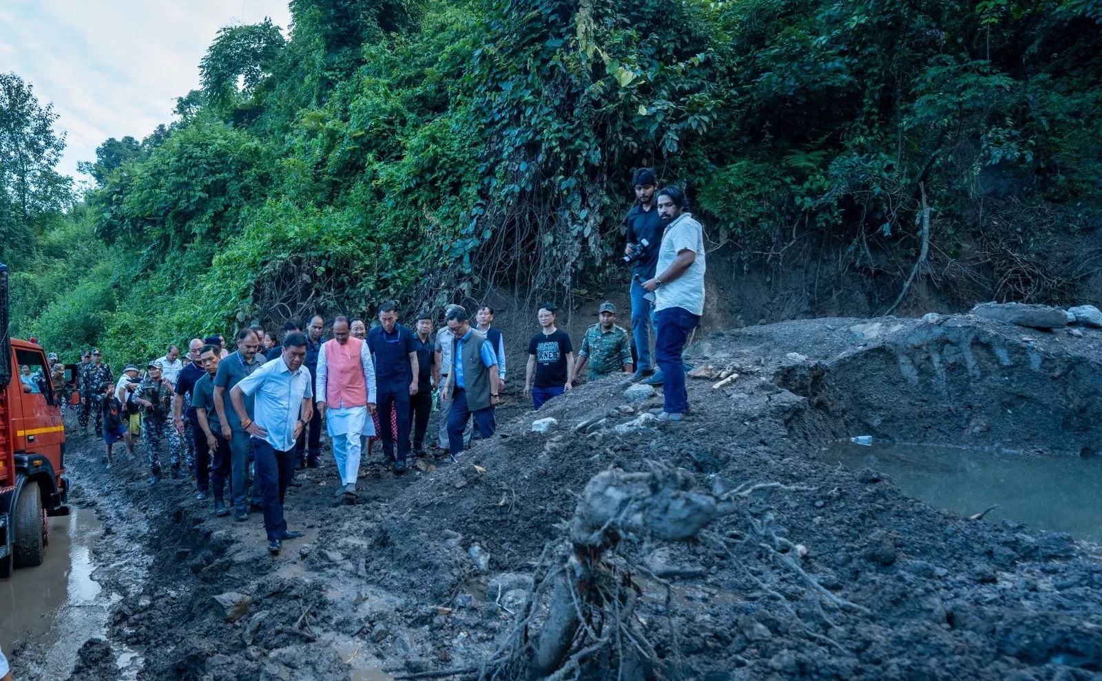 Northeast floods 2025: Scindia reviews crisis, Chouhan & Rijiju visit Arunachal